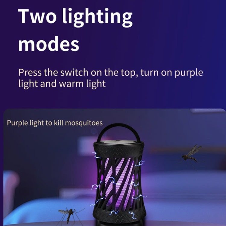 Household UV Light Touch Mosquito Repellent Lamp, Rechargeable(Black) - Repellents by PMC TechLife | Online Shopping South Africa | PMC TechLife | Buy Now Pay Later Mobicred