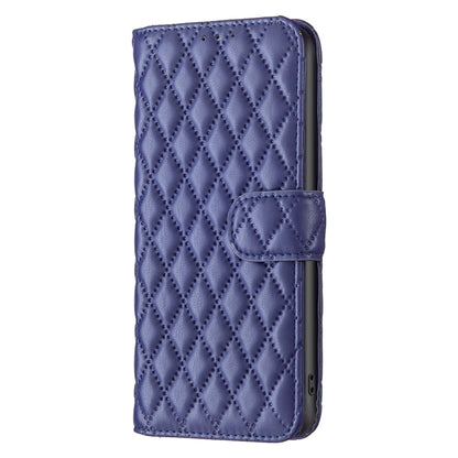 For OPPO A38 4G Diamond Lattice Wallet Flip Leather Phone Case(Blue) - A38 Cases by PMC Jewellery | Online Shopping South Africa | PMC Jewellery | Buy Now Pay Later Mobicred