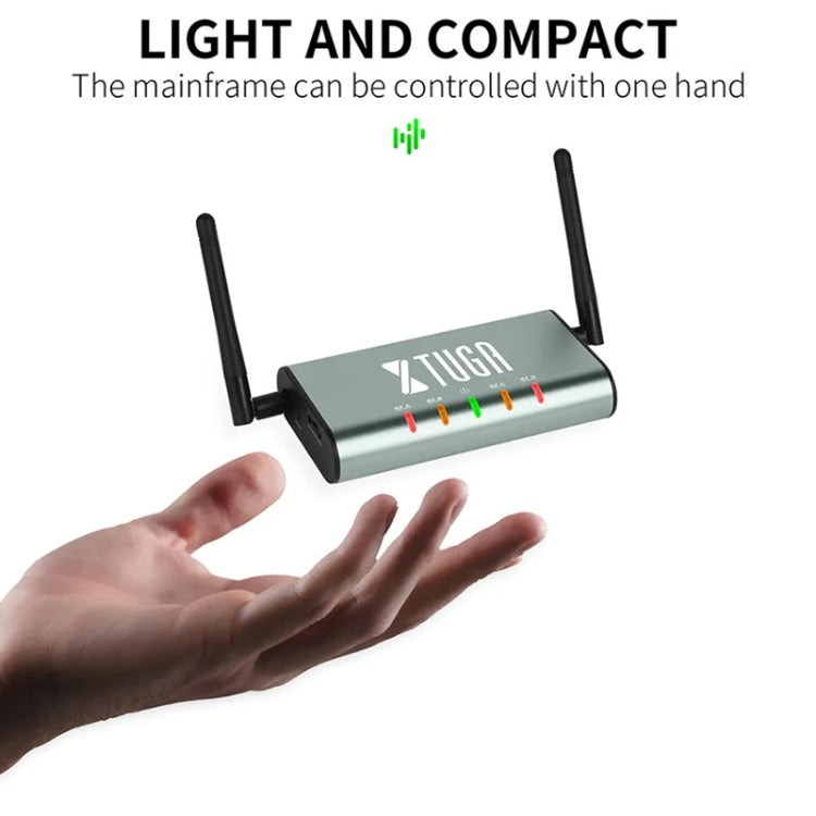 XTUGA U-F4600 Professional 4-Channel UHF Wireless Microphone System with 4 Handheld Microphone(EU Plug) - Microphone by XTUGA | Online Shopping South Africa | PMC TechLife | Buy Now Pay Later Mobicred