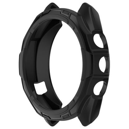 For Garmin Approach S70 42mm Armor Hollow Watch Protective Case(Black) - Watch Cases by PMC Jewellery | Online Shopping South Africa | PMC Jewellery