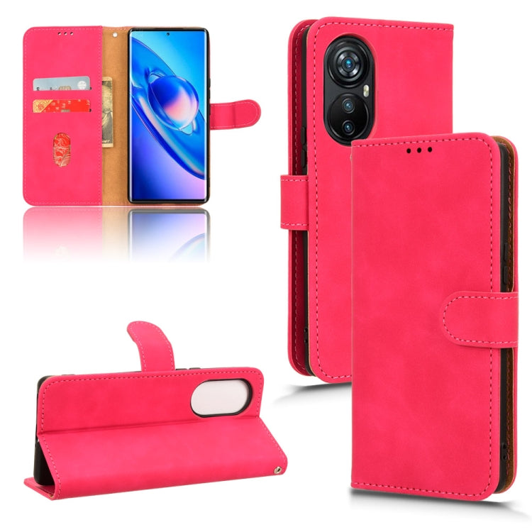 For Blackview A200 Pro Skin Feel Magnetic Flip Leather Phone Case(Rose Red) - free shipping - PMC TechLife - Order now!