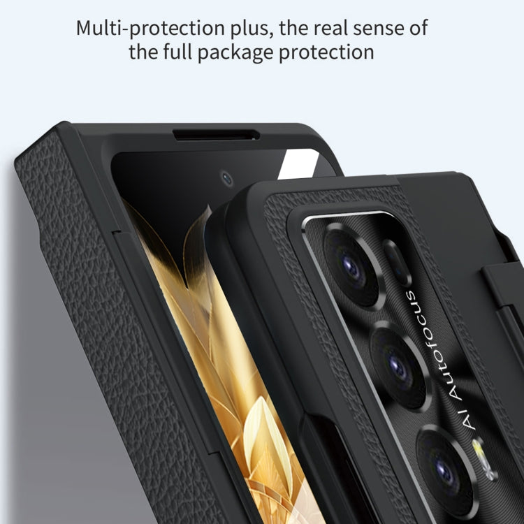 For Honor Magic V2 Shield Series Integrated Folding Phone Case(Rose Gold) - Honor Cases by PMC TechLife | Online Shopping South Africa | PMC TechLife | Buy Now Pay Later Mobicred