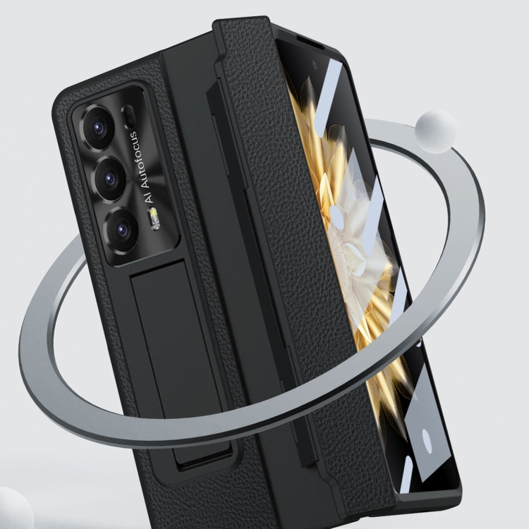 For Honor Magic V2 Shield Series Integrated Folding Phone Case(Rose Gold) - Honor Cases by PMC TechLife | Online Shopping South Africa | PMC TechLife | Buy Now Pay Later Mobicred