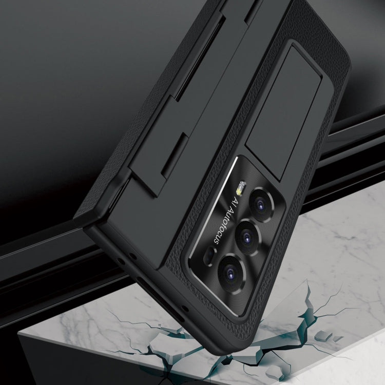 For Honor Magic V2 Shield Series Integrated Folding Phone Case(Rose Gold) - Honor Cases by PMC TechLife | Online Shopping South Africa | PMC TechLife | Buy Now Pay Later Mobicred