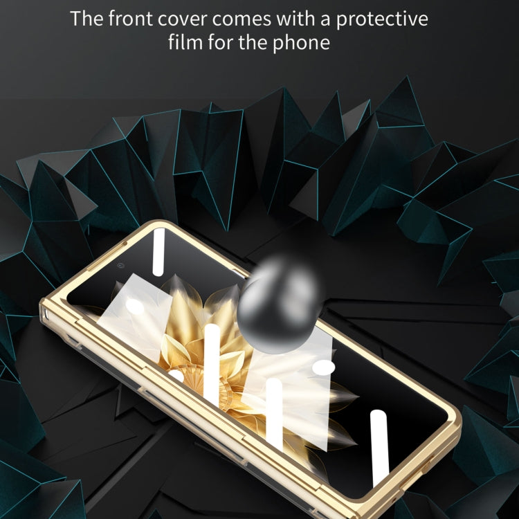 For Honor Magic V2 Phantom Armor Series Integrated Folding Phone Case(Black) - Honor Cases by PMC TechLife | Online Shopping South Africa | PMC TechLife | Buy Now Pay Later Mobicred