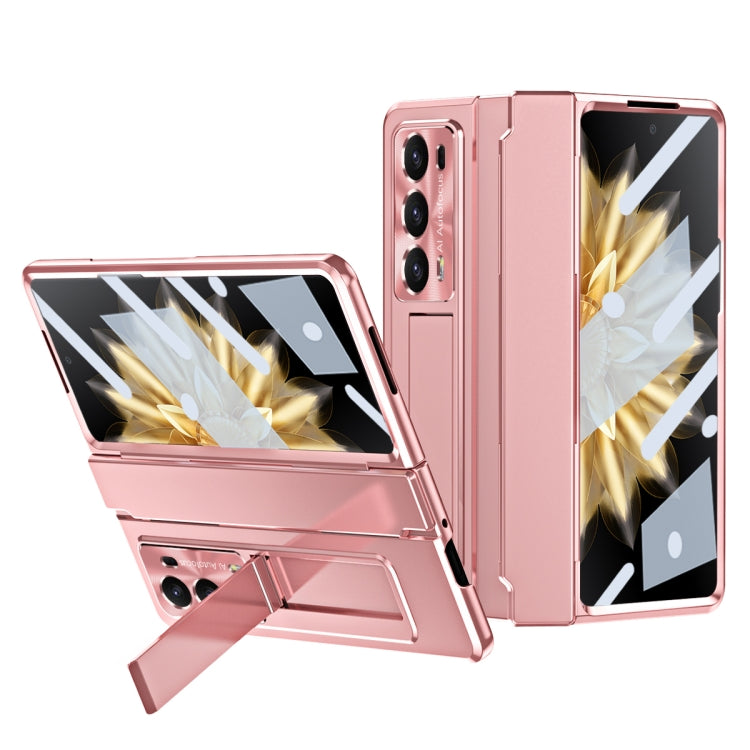 For Honor Magic V2 Integrated Folding Phone Case with Hinge(Rose Gold) - Honor Cases by PMC TechLife | Online Shopping South Africa | PMC TechLife | Buy Now Pay Later Mobicred