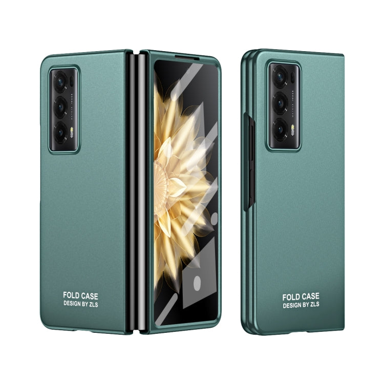 For Honor Magic V2 Integrated AG Matte Folding Phone Case(Green) - Honor Cases by PMC Jewellery | Online Shopping South Africa | PMC Jewellery | Buy Now Pay Later Mobicred