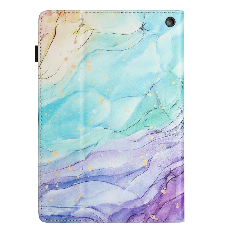 For Amazon Kindle Fire HD 8 2020 2022 Sewing Litchi Texture Smart Leather Tablet Case(Oil Painting) - free shipping - PMC TechLife - Order now!
