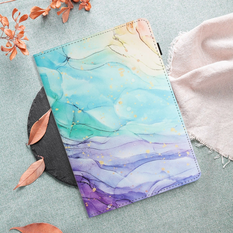 For Amazon Kindle Fire HD 8 2020 2022 Sewing Litchi Texture Smart Leather Tablet Case(Oil Painting) - free shipping - PMC TechLife - Order now!