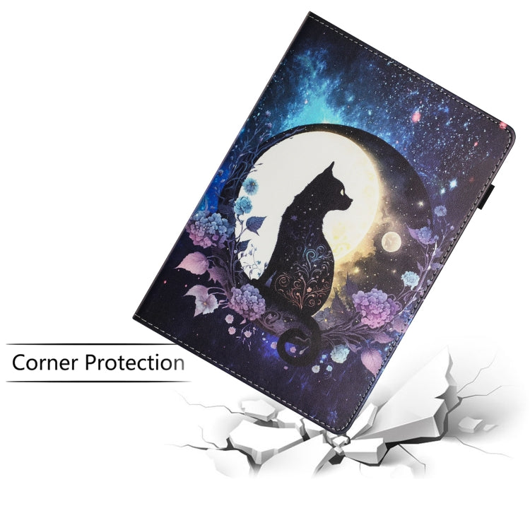 For Amazon Kindle Fire HD 10 2021 Sewing Litchi Texture Smart Leather Tablet Case(Cat) - Amazon by PMC TechLife | Online Shopping South Africa | PMC TechLife | Buy Now Pay Later Mobicred