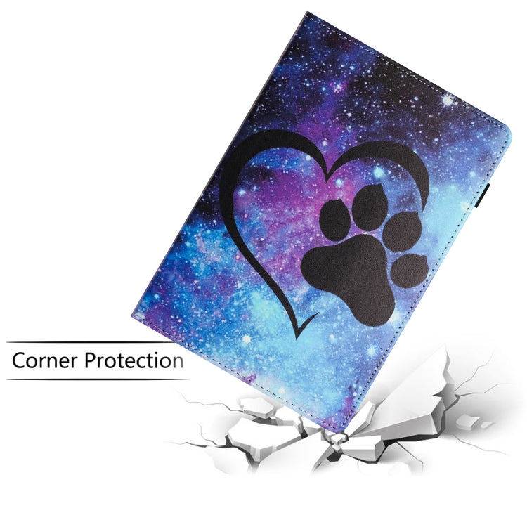 For Amazon Kindle Fire Max 11 2023 Sewing Litchi Texture Smart Leather Tablet Case(Footprint) - free shipping - PMC TechLife - Order now!