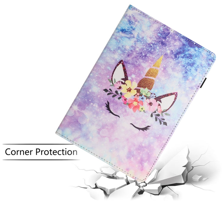 For Lenovo Tab M10 Sewing Litchi Texture Smart Leather Tablet Case(Smiling Face) - Lenovo by PMC TechLife | Online Shopping South Africa | PMC TechLife | Buy Now Pay Later Mobicred