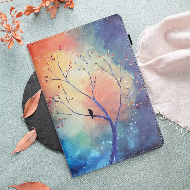 For Lenovo Tab M10 Gen 3 Sewing Litchi Texture Smart Leather Tablet Case(Oil Painting Tree) - Lenovo by PMC TechLife | Online Shopping South Africa | PMC TechLife | Buy Now Pay Later Mobicred