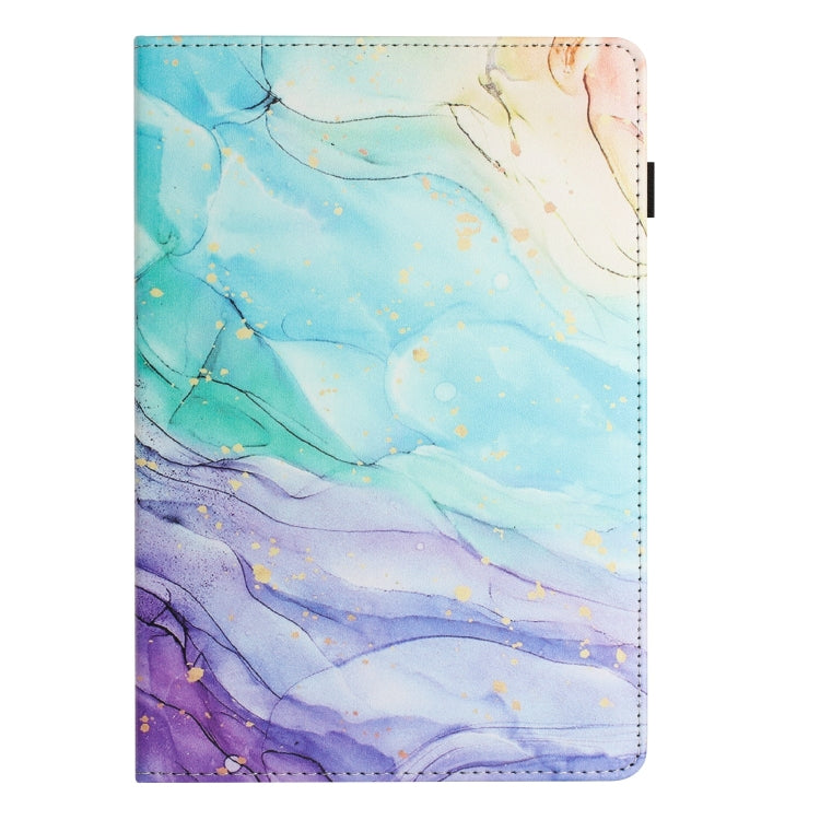 For Lenovo M10 Plus Sewing Litchi Texture Smart Leather Tablet Case(Oil Painting) - Lenovo by PMC TechLife | Online Shopping South Africa | PMC TechLife | Buy Now Pay Later Mobicred