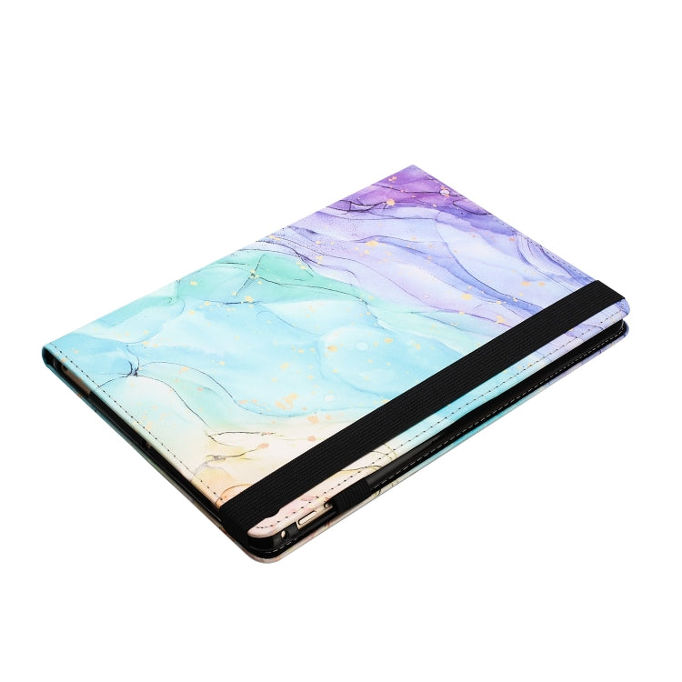 For Lenovo M10 Plus Sewing Litchi Texture Smart Leather Tablet Case(Oil Painting) - Lenovo by PMC TechLife | Online Shopping South Africa | PMC TechLife | Buy Now Pay Later Mobicred