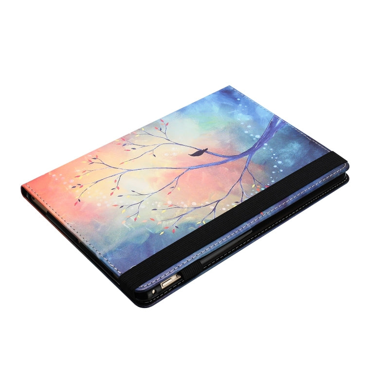 For Lenovo Tab P11 Sewing Litchi Texture Smart Leather Tablet Case(Oil Painting Tree) - Lenovo by PMC TechLife | Online Shopping South Africa | PMC TechLife | Buy Now Pay Later Mobicred