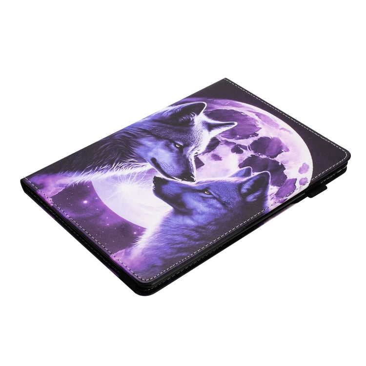For Huawei MediaPad T3 10 Sewing Litchi Texture Smart Leather Tablet Case(Wolf) - Huawei by PMC TechLife | Online Shopping South Africa | PMC TechLife | Buy Now Pay Later Mobicred