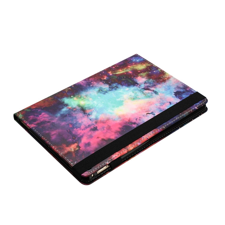 For Huawei MediaPad T5 10 Sewing Litchi Texture Smart Leather Tablet Case(Starry Sky) - Huawei by PMC TechLife | Online Shopping South Africa | PMC TechLife | Buy Now Pay Later Mobicred