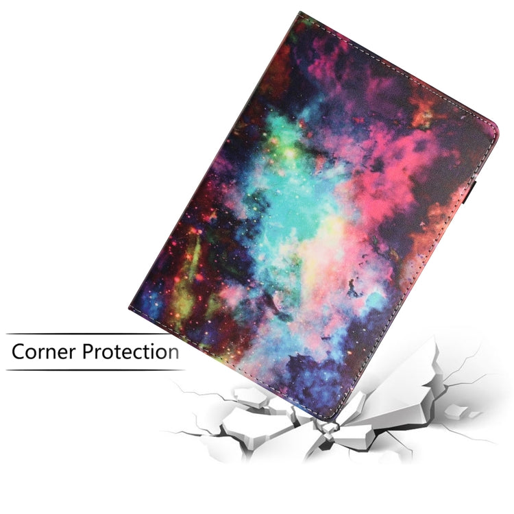 For Huawei MediaPad T5 10 Sewing Litchi Texture Smart Leather Tablet Case(Starry Sky) - Huawei by PMC TechLife | Online Shopping South Africa | PMC TechLife | Buy Now Pay Later Mobicred