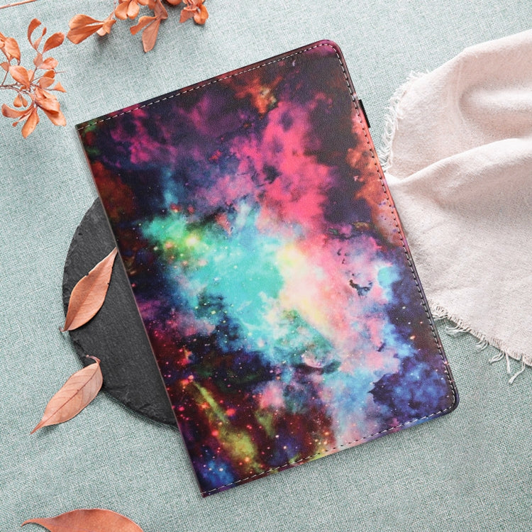 For Huawei MediaPad T5 10 Sewing Litchi Texture Smart Leather Tablet Case(Starry Sky) - Huawei by PMC TechLife | Online Shopping South Africa | PMC TechLife | Buy Now Pay Later Mobicred