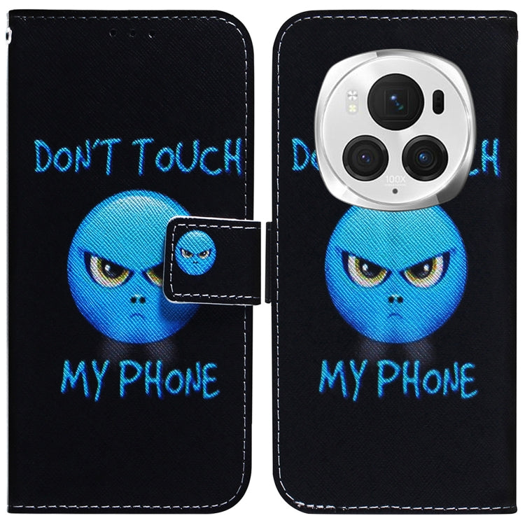 For Honor Magic6 Pro Coloured Drawing Flip Leather Phone Case(Anger) - Honor Cases by PMC Jewellery | Online Shopping South Africa | PMC Jewellery | Buy Now Pay Later Mobicred