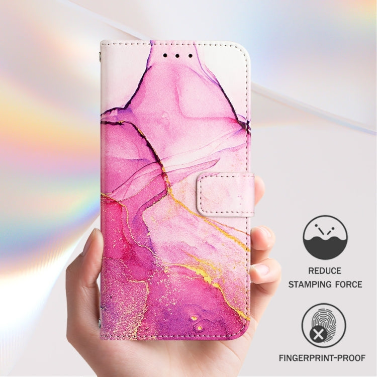 For Honor Magic6 Pro PT003 Marble Pattern Flip Leather Phone Case(Pink Purple Gold) - Honor Cases by PMC Jewellery | Online Shopping South Africa | PMC Jewellery | Buy Now Pay Later Mobicred