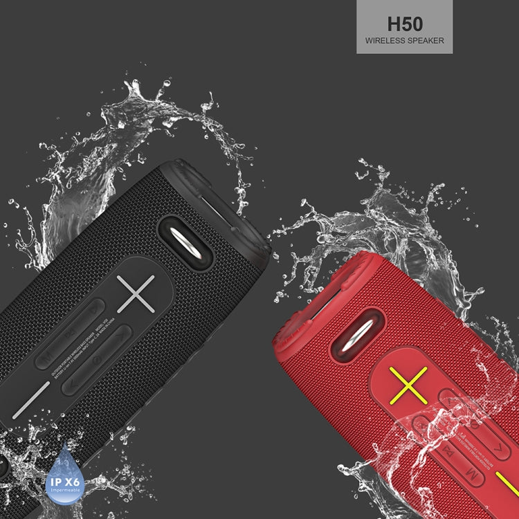 HOPESTAR H50 lPX6 Waterproof Portable Wireless Bluetooth Speaker(Blue) - free shipping - PMC Jewellery - Order now!