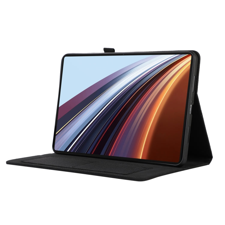 For Honor Pad GT Pro Cloth Texture Horizontal Flip PU + TPU Tablet Case(Black) - Honor by PMC TechLife | Online Shopping South Africa | PMC TechLife | Buy Now Pay Later Mobicred