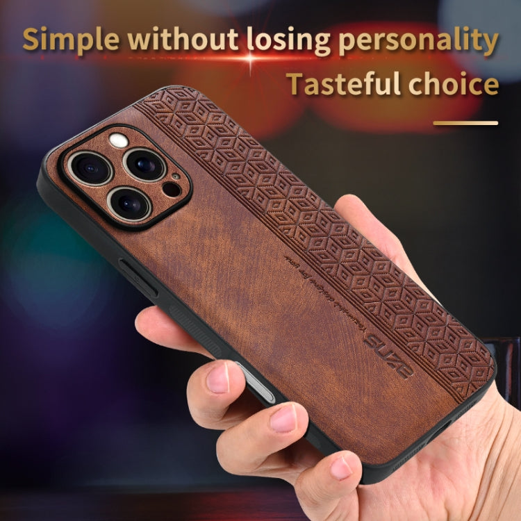 For iPhone 16 Pro AZNS 3D Embossed Skin Feel Phone Case(Black) - iPhone 16 Pro Cases by AZNS | Online Shopping South Africa | PMC Jewellery | Buy Now Pay Later Mobicred