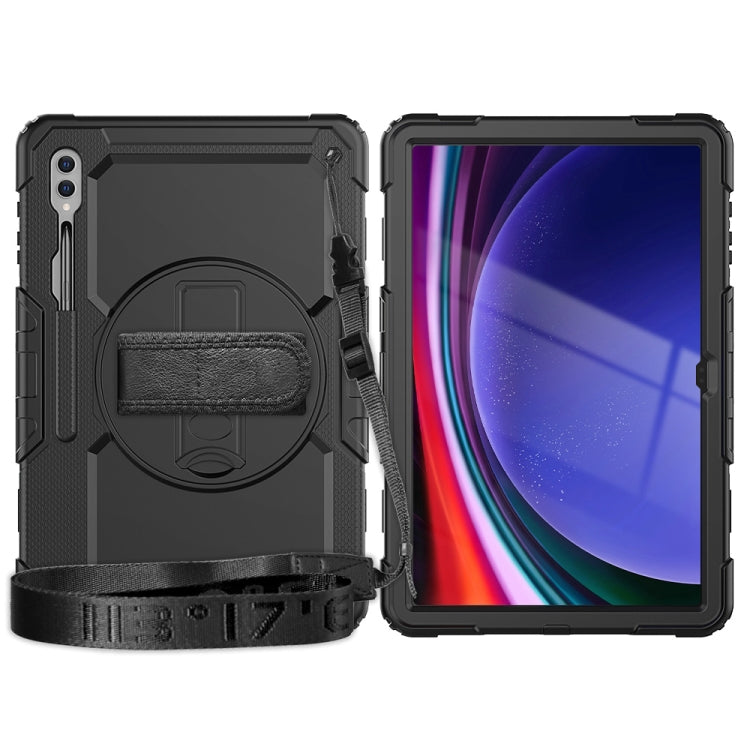 For Samsung Galaxy Tab S9 Ultra / S8 Ultra Silicone + PC Tablet Case(Black) - Galaxy Tab S9 Ultra Cases by PMC TechLife | Online Shopping South Africa | PMC TechLife