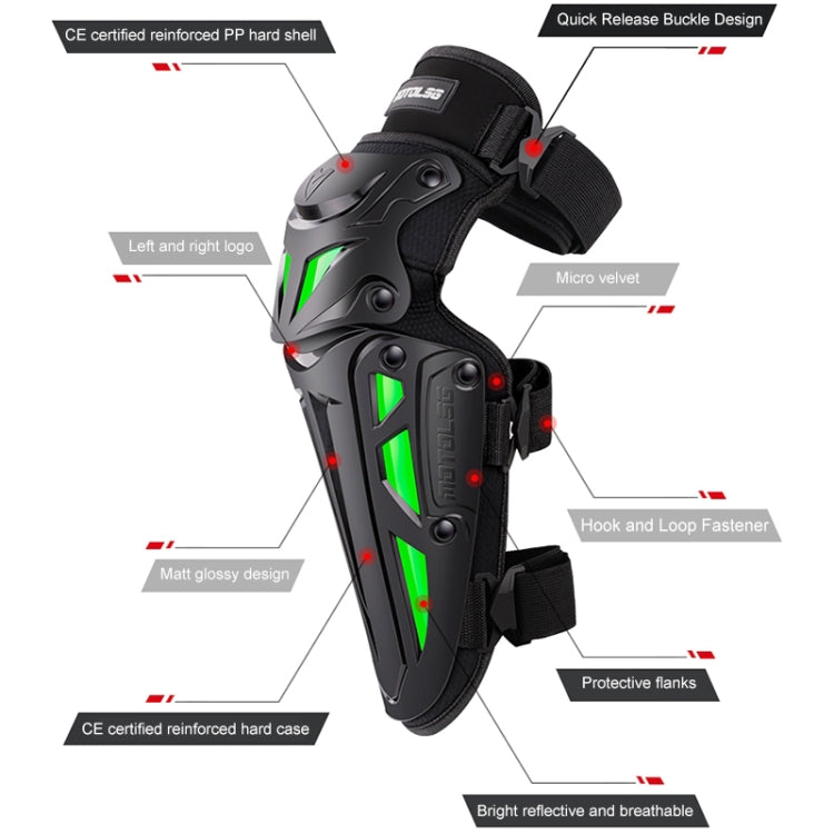 Motolsg MT-05 Motorcycle Bicycle Riding Protective Gear 2 in 1 Knee Pads(Pink) - free shipping - PMC TechLife - Order now!
