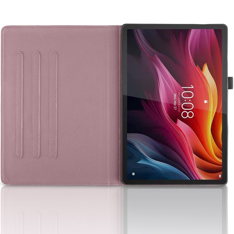 For Lenovo Tab P12 / Xiaoxin Pad Pro 12.7 2025 Tree Life Embossed Rotation Leather Tablet Case(Rose Gold) - Lenovo by PMC TechLife | Online Shopping South Africa | PMC TechLife | Buy Now Pay Later Mobicred