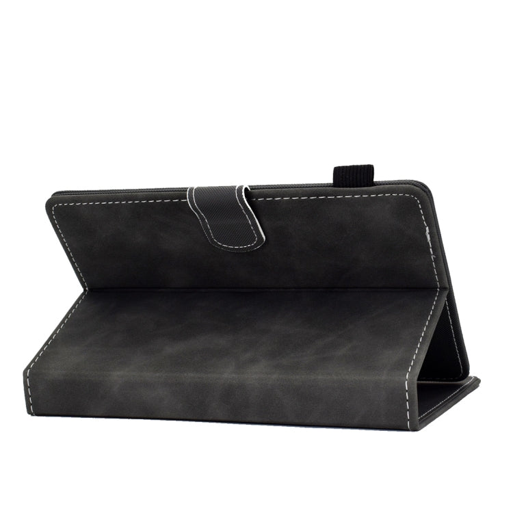 For 10 inch Tablet PC Universal Cowhide Texture Horizontal Flip Leather Case with Holder & Card Slots & Pen Slot(Grey) - 8 inch by PMC TechLife | Online Shopping South Africa | PMC TechLife | Buy Now Pay Later Mobicred