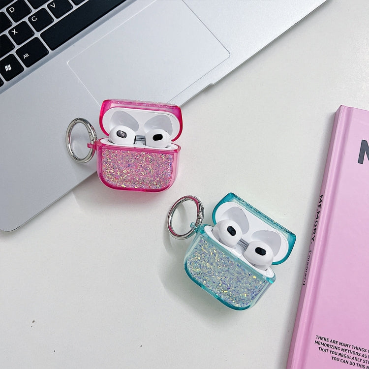 For AirPods Pro 2 Flash Diamond Epoxy Bluetooth Earphone Protective Case(White) - For AirPods Pro 2 by PMC Jewellery | Online Shopping South Africa | PMC Jewellery | Buy Now Pay Later Mobicred