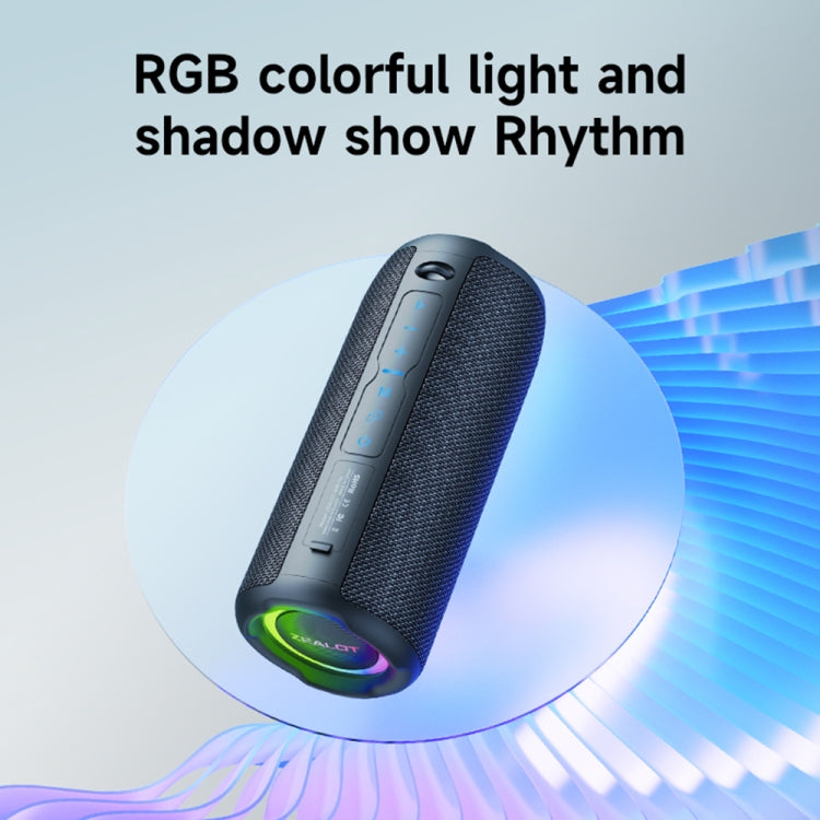 Zealot S49 Pro 20W Outdoor Portable Wireless Bluetooth Speaker with RGB Light(Black) - free shipping - PMC Jewellery - Order now!