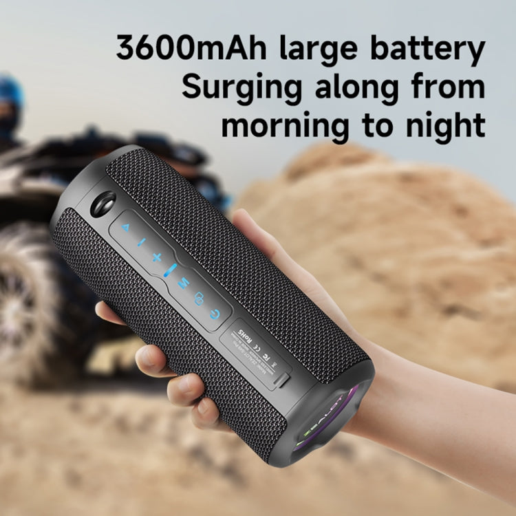 Zealot S49 Pro 20W Outdoor Portable Wireless Bluetooth Speaker with RGB Light(Black) - free shipping - PMC Jewellery - Order now!