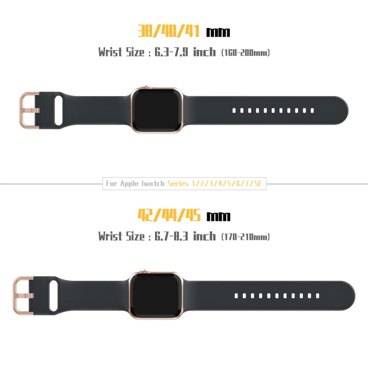 For Apple Watch SE 40mm Pin Buckle Silicone Watch Band(Dark Grey) - free shipping - PMC TechLife - Order now!