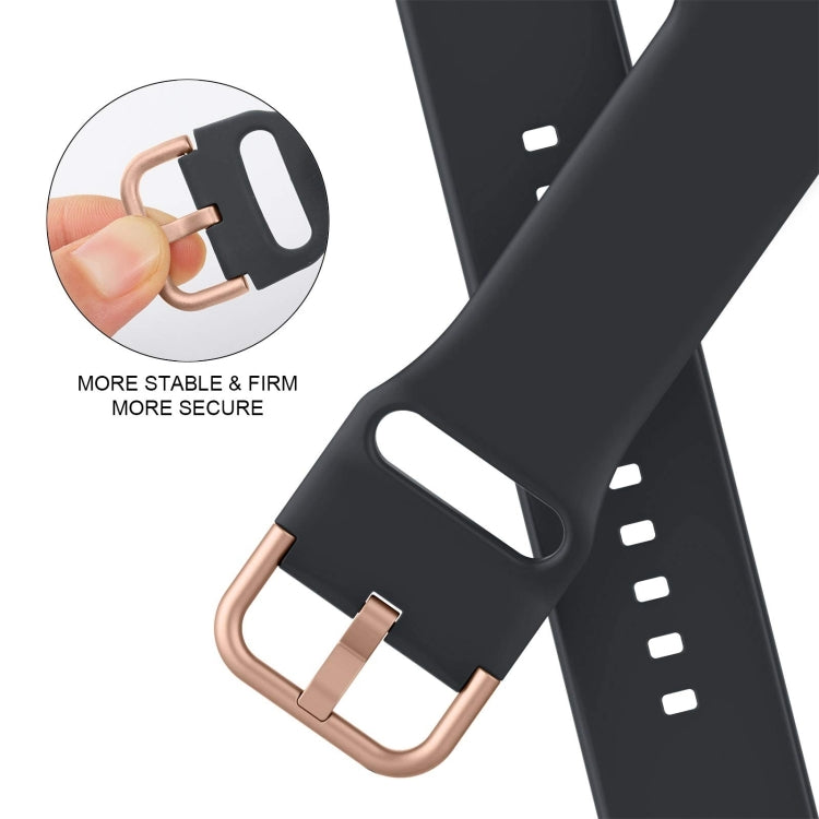 For Apple Watch Series 9 41mm Pin Buckle Silicone Watch Band(Dark Grey) - free shipping - PMC TechLife - Order now!