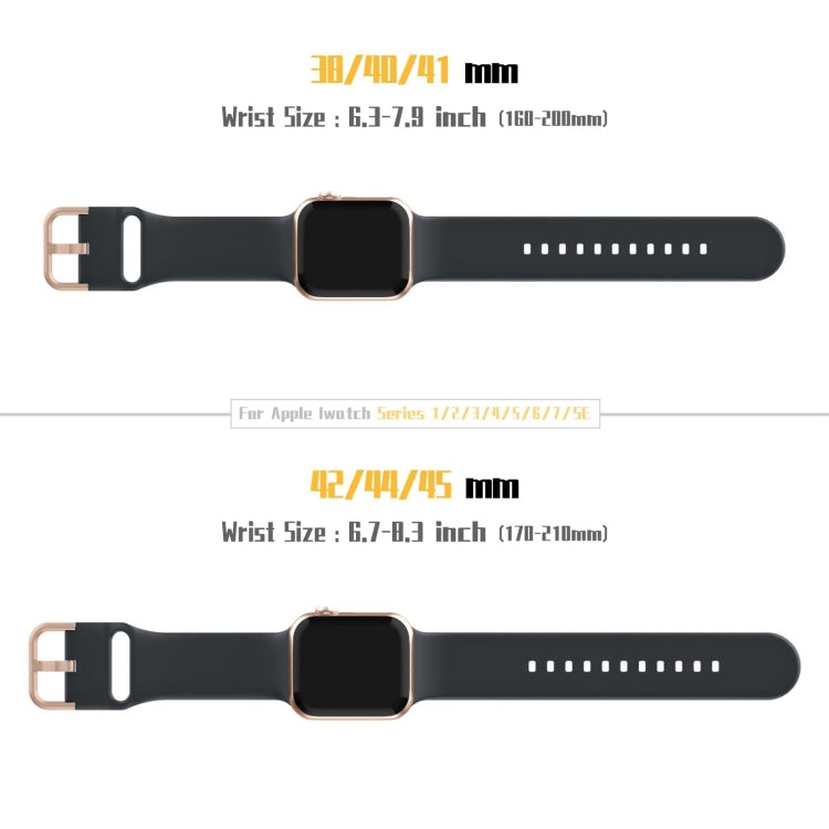 For Apple Watch Series 10 46mm Pin Buckle Silicone Watch Band(Dark Grey) - free shipping - PMC TechLife - Order now!
