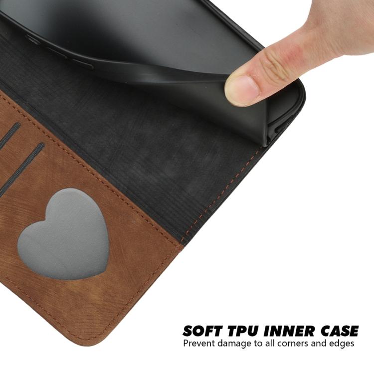 For iPhone 17 Air Side Buckle Double Fold Hand Strap Leather Phone Case(Brown) - free shipping - PMc TechLife - Order now!