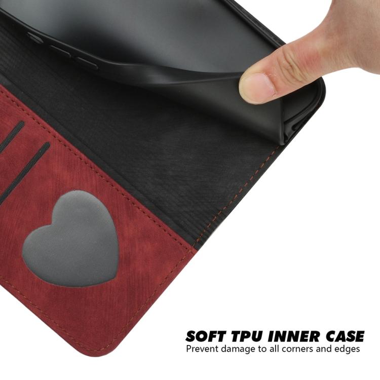 For iPhone 17 Side Buckle Double Fold Hand Strap Leather Phone Case(Red) - free shipping - PMc TechLife - Order now!