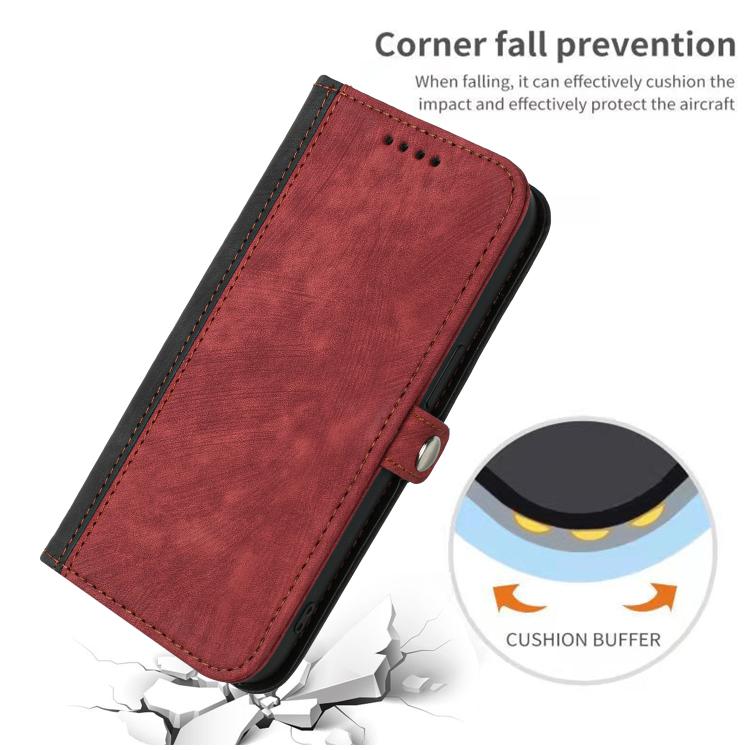 For iPhone 17 Side Buckle Double Fold Hand Strap Leather Phone Case(Red) - free shipping - PMc TechLife - Order now!