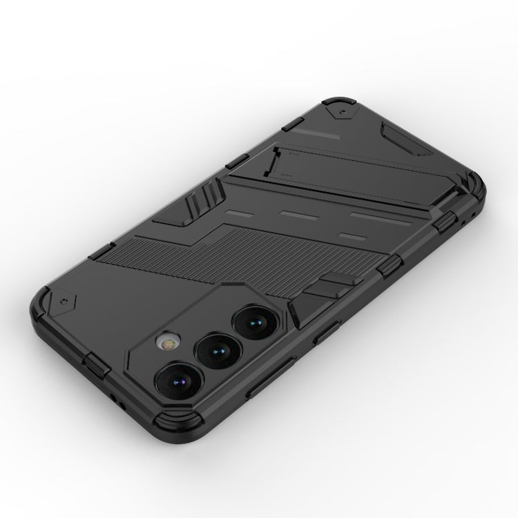 For Samsung Galaxy S24 5G Punk Armor 2 in 1 PC + TPU Shockproof Phone Case with Invisible Holder(Blue) - Galaxy S24 5G Cases by PMC TechLife | Online Shopping South Africa | PMC TechLife