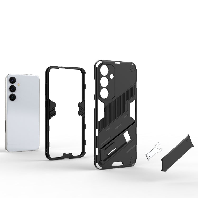 For Samsung Galaxy S24+ 5G Punk Armor 2 in 1 PC + TPU Shockproof Phone Case with Invisible Holder(Blue) - free shipping - PMC TechLife - Order now!