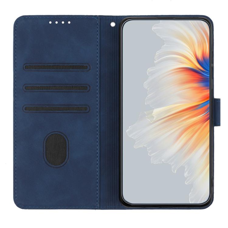 For iPhone 17 Air Heart Pattern Skin Feel Leather Phone Case(Royal Blue) - free shipping - PMc TechLife - Order now!