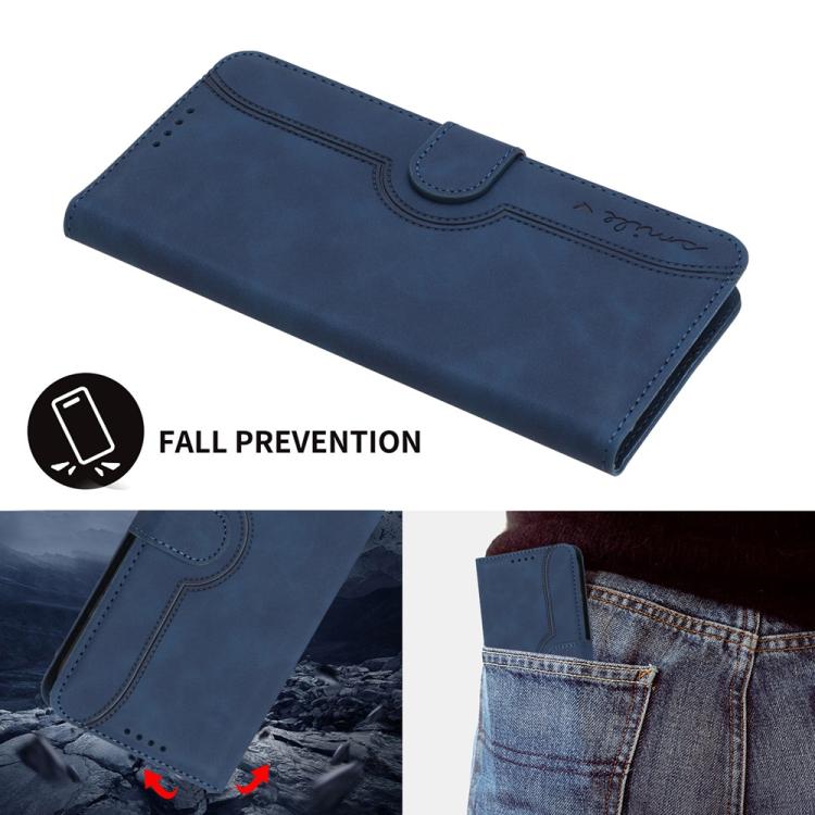 For iPhone 17 Air Heart Pattern Skin Feel Leather Phone Case(Royal Blue) - free shipping - PMc TechLife - Order now!