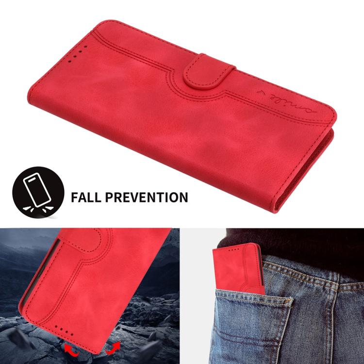 For iPhone 17 Heart Pattern Skin Feel Leather Phone Case(Red) - free shipping - PMc TechLife - Order now!