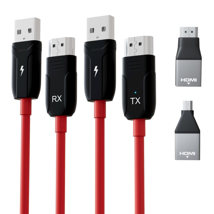 THT-020-8 4 in 1 HDMI Transmitter Wireless Screen Sharer Set(Black) - Wireless Display Dongle by PMC TechLife | Online Shopping South Africa | PMC TechLife | Buy Now Pay Later Mobicred