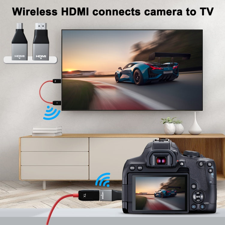 THT-020-8 4 in 1 HDMI Transmitter Wireless Screen Sharer Set(Black) - Wireless Display Dongle by PMC TechLife | Online Shopping South Africa | PMC TechLife | Buy Now Pay Later Mobicred