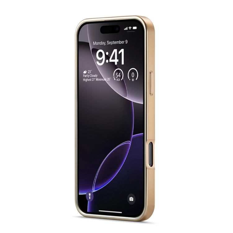 For iPhone 16 Pro Max Fierre Shann Python Texture Electroplating PU Phone Case(Black) - free shipping - PMC Jewellery - Order now!